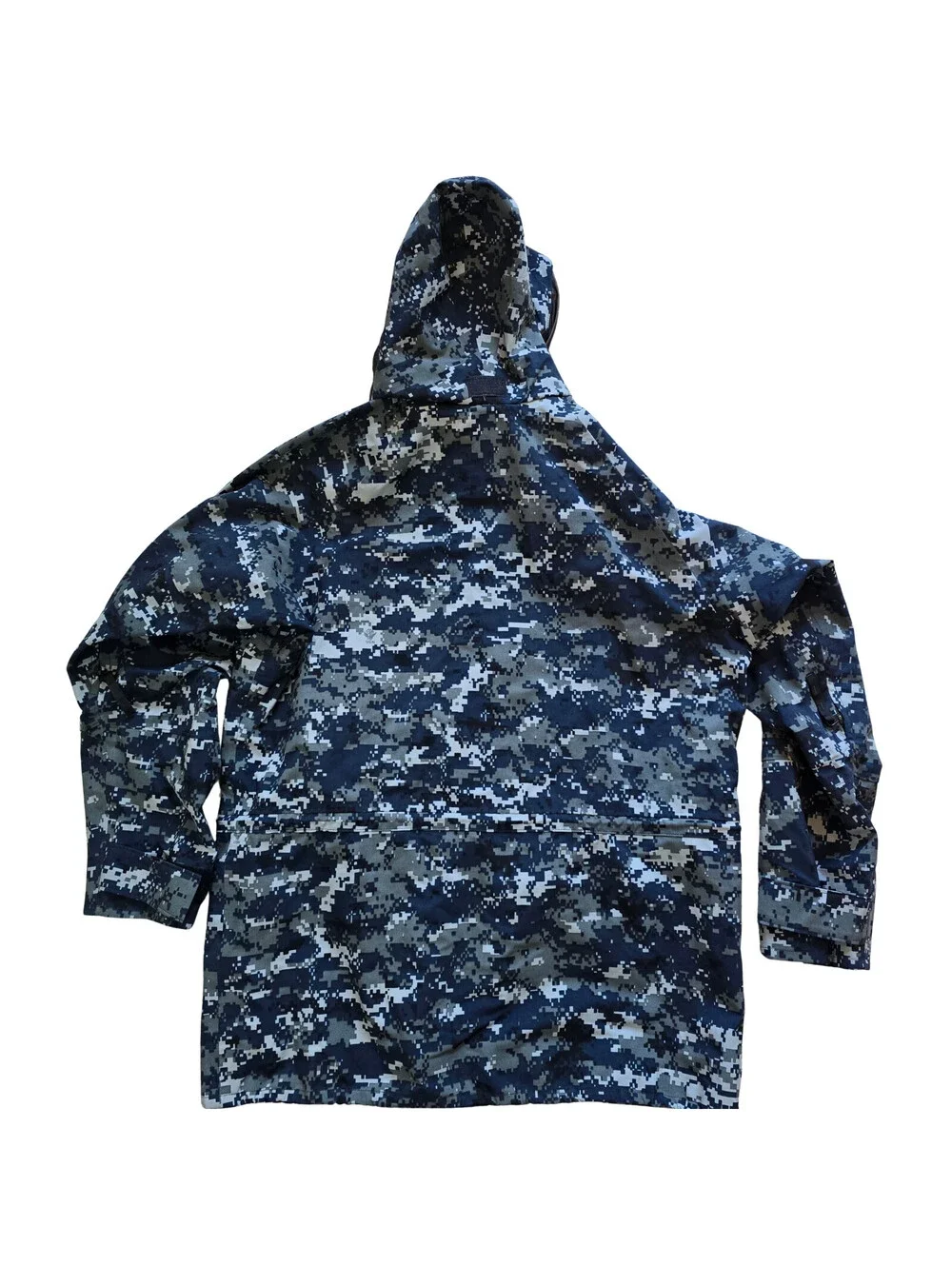 US Navy NWU Digital Blue Camo Parka Jacket | Mens M-Long | USA Military Gore-Tex